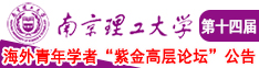 www.抠逼燥淫南京理工大学第十四届海外青年学者紫金论坛诚邀海内外英才！